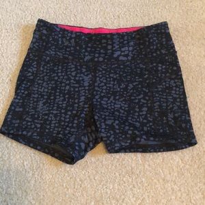 Athletic spandex shorts